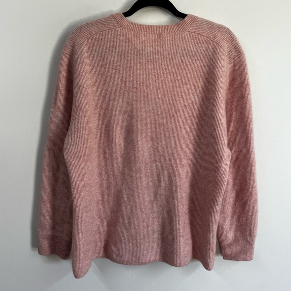 Calme x Johnny Was Ribbed Cashmere Pullover Sweater - Picture 7 of 10